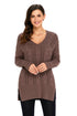 Sexy Mocha Oversized Cozy up Knit Sweater